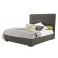 Letto Matrimoniale con Box e Testata King Size in Tessuto o Ecopelle – Ponente