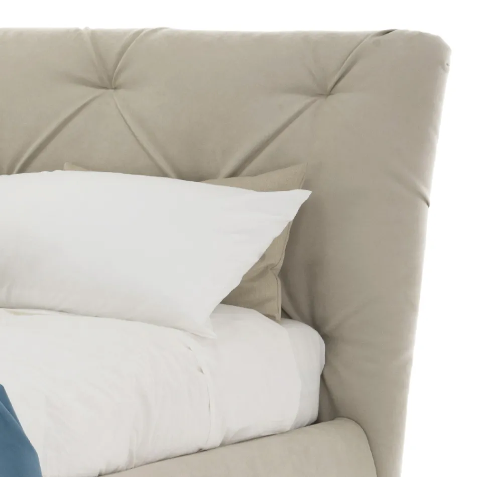 Letto Matrimoniale con Contenitore di Design Moderno Made in Italy – Gaven Viadurini