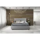 Letto Matrimoniale con Contenitore Opzionale Realizzato in Italia - Ciccio Viadurini