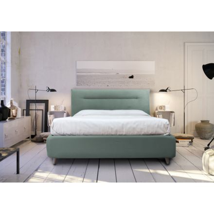 Letto Matrimoniale con Contenitore Opzionale Realizzato in Italia - Ciccio Viadurini