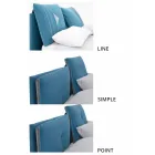 Letto Matrimoniale con Contenitore Rivestito in Tessuto Made in Italy - Renato Viadurini
