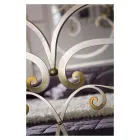 Letto Matrimoniale con Pediera Coordianata in Ferro Made in Italy - Penny Viadurini