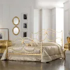 Letto Matrimoniale con Pediera Coordianata in Ferro Made in Italy - Penny Viadurini