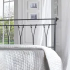 Letto Matrimoniale con Pediera in Diverse Finiture Made in Italy - Finitura Viadurini