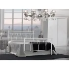 Letto Matrimoniale con Pediera in Diverse Finiture Made in Italy - Finitura Viadurini