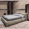 Letto Matrimoniale con Rete e Contenitore Opzionale Made in Italy - Ribelle