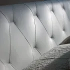 Letto Matrimoniale con Struttura in Legno Ricoperta in Poliuretano - Stravolto Viadurini