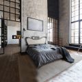 Letto Matrimoniale con Testata e Giroletto in Ferro Made in Italy - Finitura