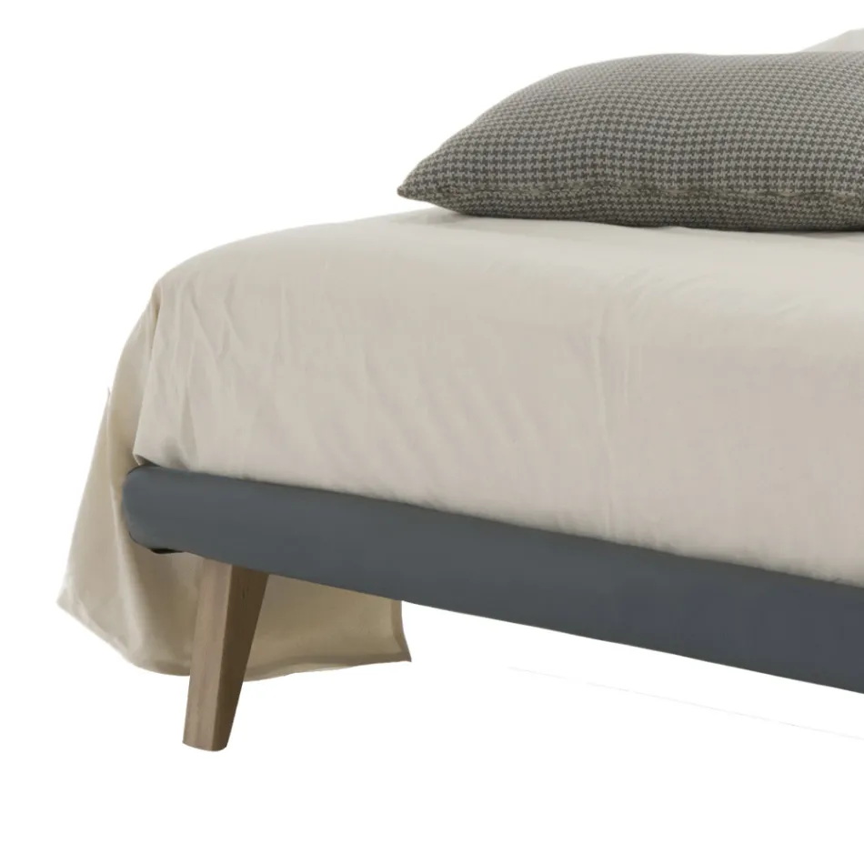 Letto Matrimoniale Design di Lusso in Ecopelle o Tessuto Made in Italy – Generus Viadurini