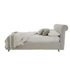 Letto Matrimoniale di Design Imbottito con Contenitore Made in Italy – Scarpetta Viadurini