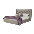 Letto Matrimoniale di Lusso con Box e Testata Capitonnè Made in Italy – Papero Viadurini