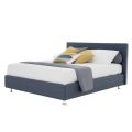 Letto Matrimoniale di Lusso in Ecopelle o Tessuto con Box Made in Italy – Nuvola