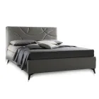 Letto Matrimoniale Imbottito con Box Contenitore Made in Italy - Girasole Viadurini