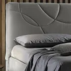 Letto Matrimoniale Imbottito con Box Contenitore Made in Italy - Girasole Viadurini