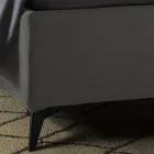 Letto Matrimoniale Imbottito con Box Contenitore Made in Italy - Girasole Viadurini