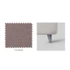 Letto Matrimoniale Imbottito con Contenitore Opzionale Made in Italy - Akira Viadurini