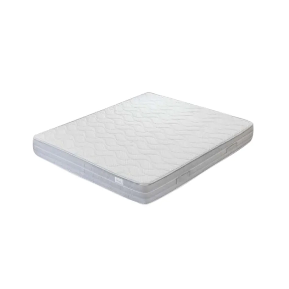 Letto Matrimoniale Imbottito con Materasso e 2 Comodini Made in Italy - Rolly Viadurini