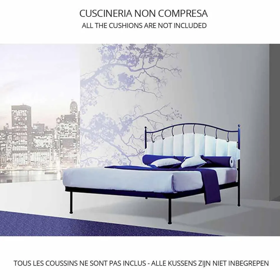 Letto Matrimoniale in Ferro Battuto Ametista Viadurini