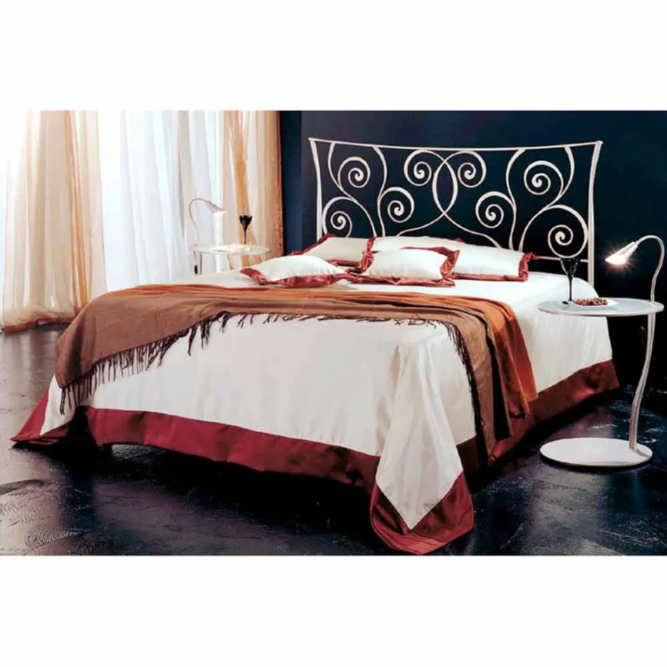Letto Matrimoniale in Ferro Battuto Ares Viadurini