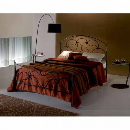 Letto Matrimoniale in Ferro Battuto Cigno Viadurini
