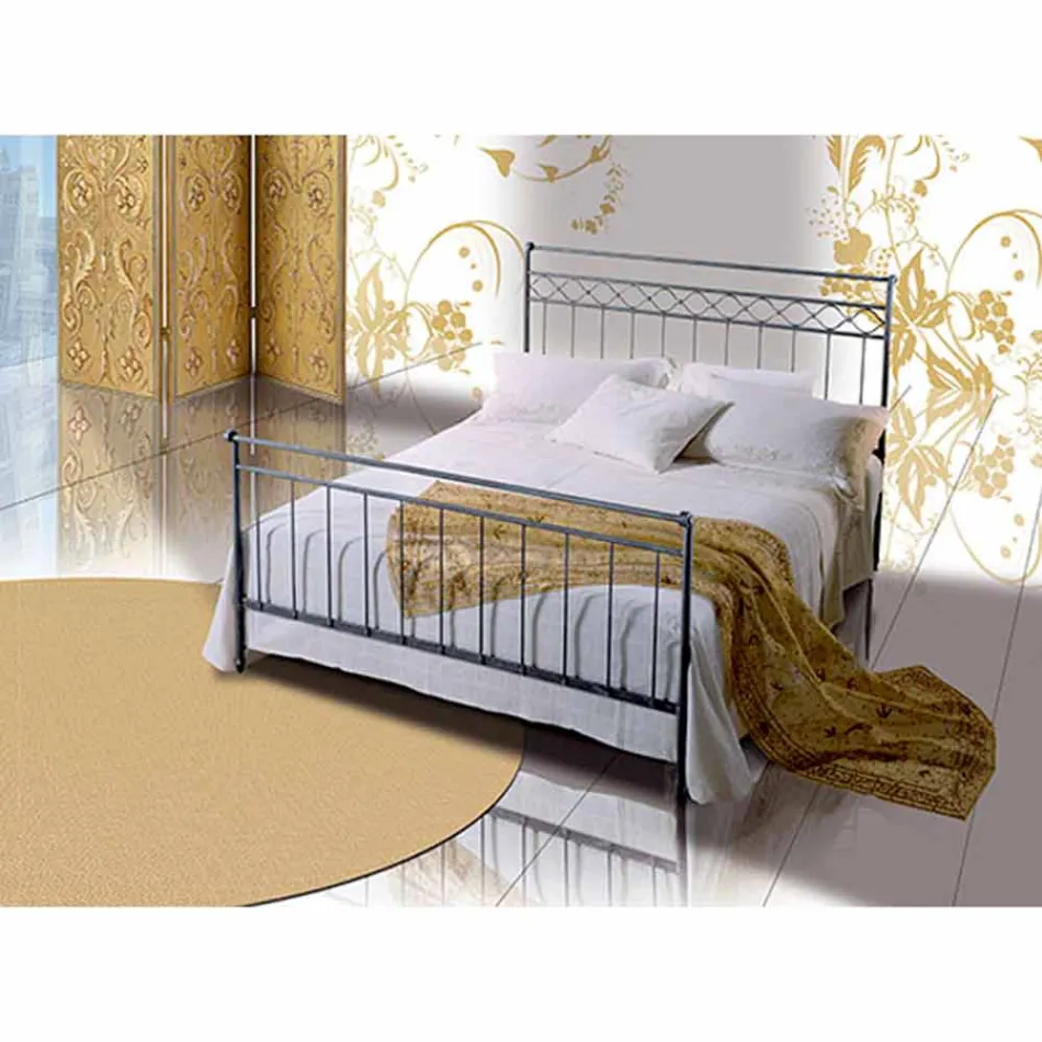 Letto Matrimoniale in Ferro Battuto Efesto Viadurini