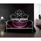 Letto Matrimoniale in Ferro Battuto Malva Viadurini