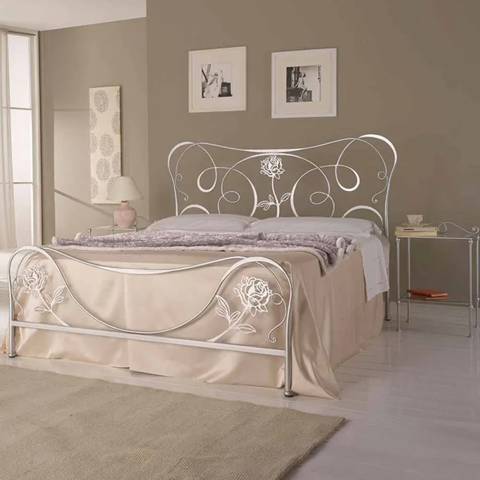 Letto Matrimoniale in Ferro Battuto Nefertiti Viadurini