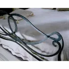Letto Matrimoniale in Ferro Battuto Orchidea Viadurini