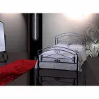 Letto Matrimoniale in Ferro Battuto Orione Viadurini