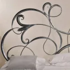 Letto matrimoniale in ferro con testata in lama forgiata Allison  Viadurini