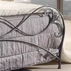 Letto matrimoniale in ferro con testata in lama forgiata Allison  Viadurini