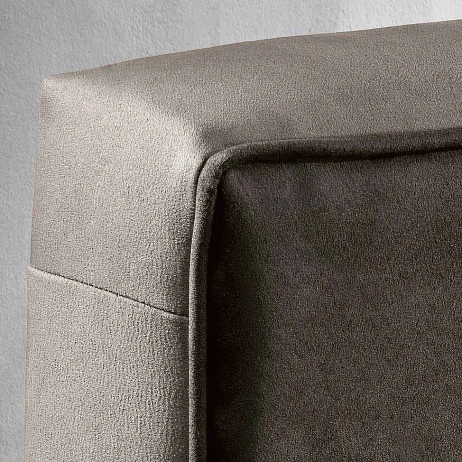 Letto matrimoniale moderno con box contenitore 160x190/200 cm Gin Viadurini
