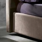 Letto matrimoniale moderno con box contenitore 160x190/200 cm Gin Viadurini