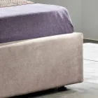 Letto matrimoniale moderno con box contenitore 160x190/200 cm Gin Viadurini