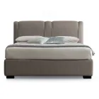 Letto Matrimoniale Moderno con Box in Pelle Ignifuga - Ania Viadurini