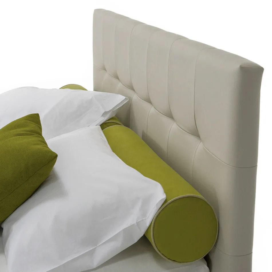 Letto Matrimoniale Moderno di Lusso con Box Contenitore Made in Italy – Orfei Viadurini
