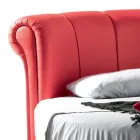 Letto Matrimoniale Moderno di Lusso Rotondo in Ecopelle Made in Italy – Dream Viadurini
