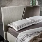 Letto Matrimoniale Moderno Imbottito Design Trapuntato o Liscio - Aftamo Viadurini