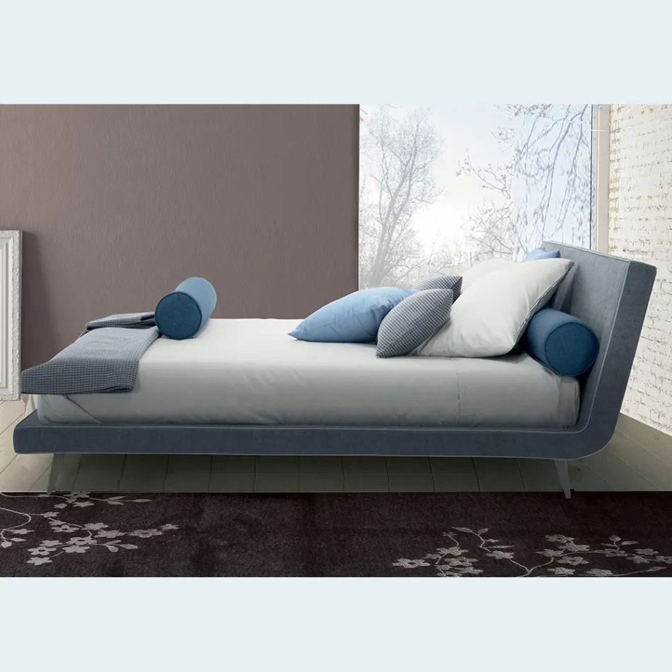 Letto Matrimoniale Moderno Imbottito di Alta Qualità Made in Italy – Yurgen Viadurini