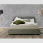 Letto Moderno Matrimoniale con Box in Tessuto o Ecopelle Made in Italy – Minerva Viadurini