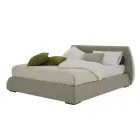 Letto Moderno Matrimoniale con Box in Tessuto o Ecopelle Made in Italy – Minerva Viadurini
