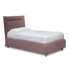 Letto Singolo con Contenitore Opzionale Realizzato in Italia - Ciccio Viadurini