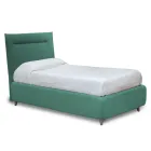 Letto Singolo con Contenitore Opzionale Realizzato in Italia - Ciccio Viadurini