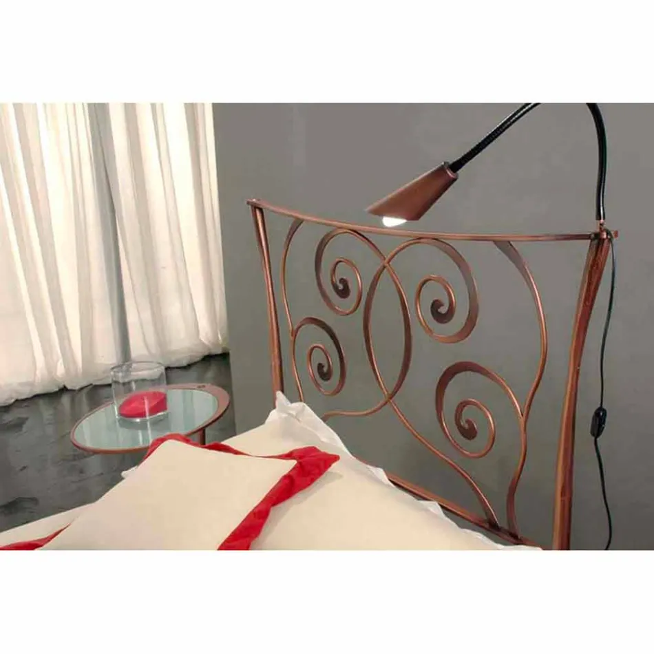 Letto Singolo in Ferro Battuto Ares Viadurini