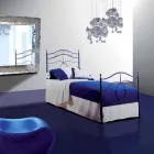 Letto Singolo in Ferro Battuto Cassiopea Viadurini