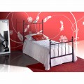 Letto Singolo in Ferro Battuto Fauno