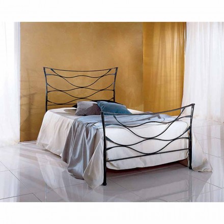 Letto Singolo in Ferro Battuto Idra Viadurini