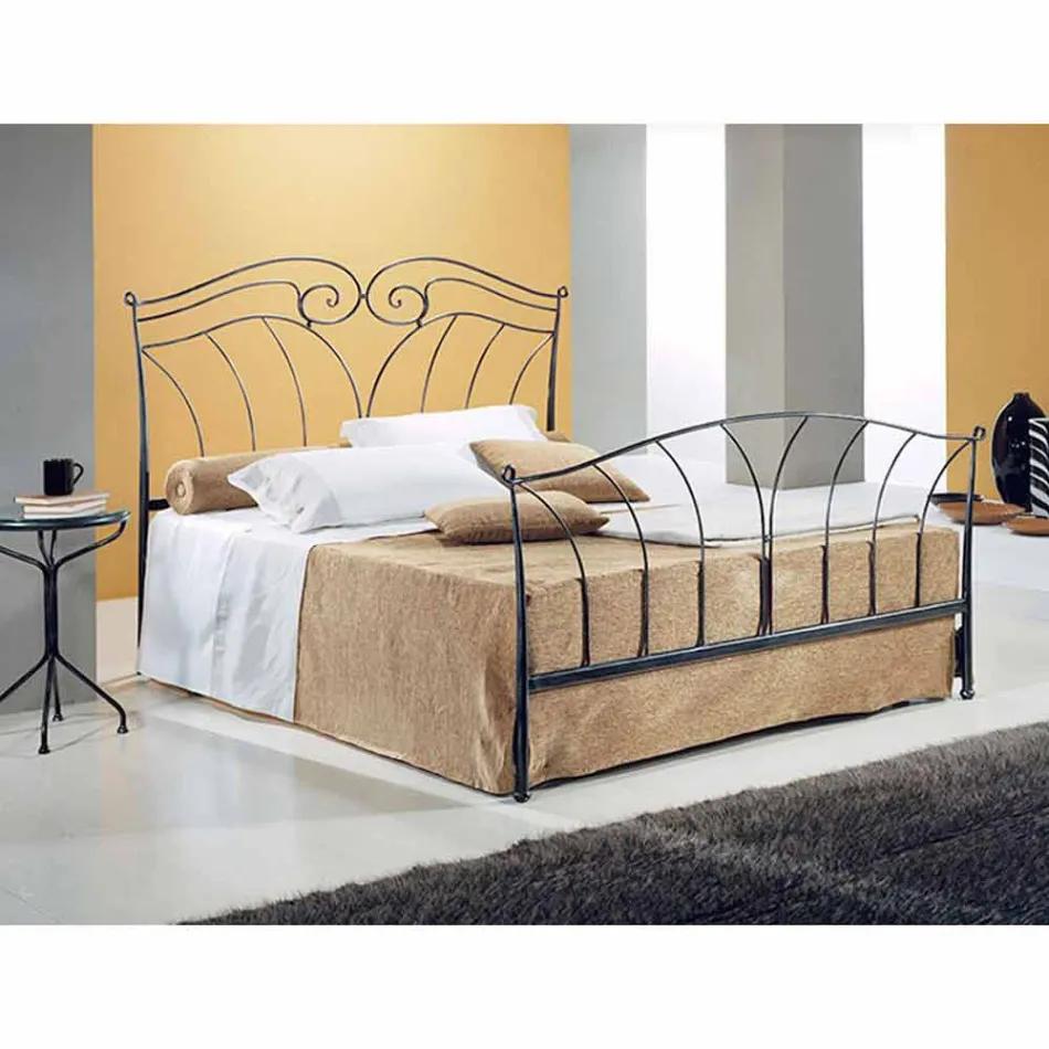 Letto Singolo in Ferro Battuto Nettuno Viadurini