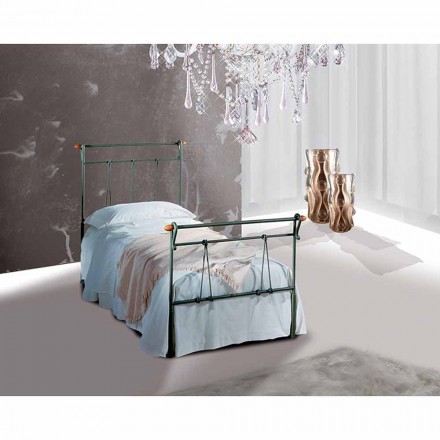 Letto Singolo in Ferro Battuto Perseo Viadurini