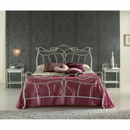 Letto Singolo in Ferro Battuto Venere Viadurini